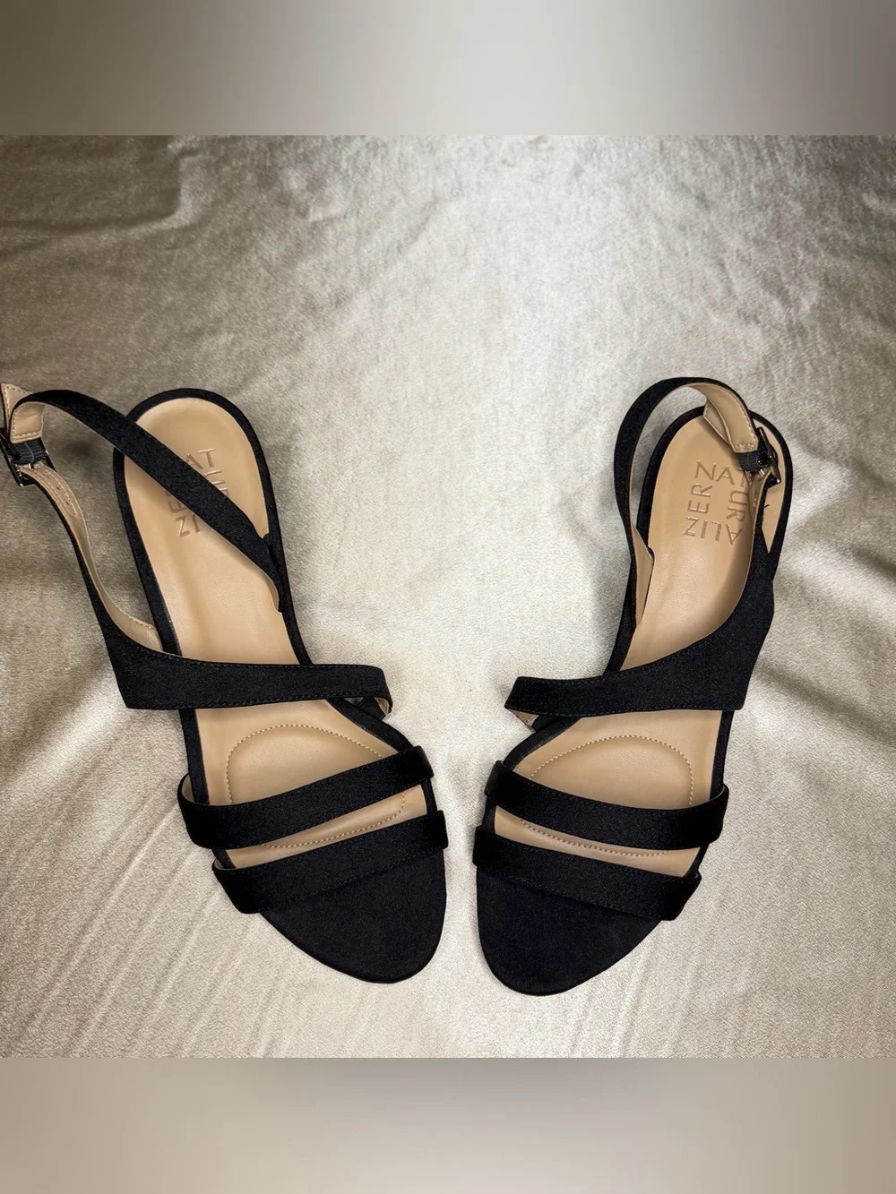 Naturalizer Taimi Women's Strappy Mid Heel Slingback Dress Sandals 8.5